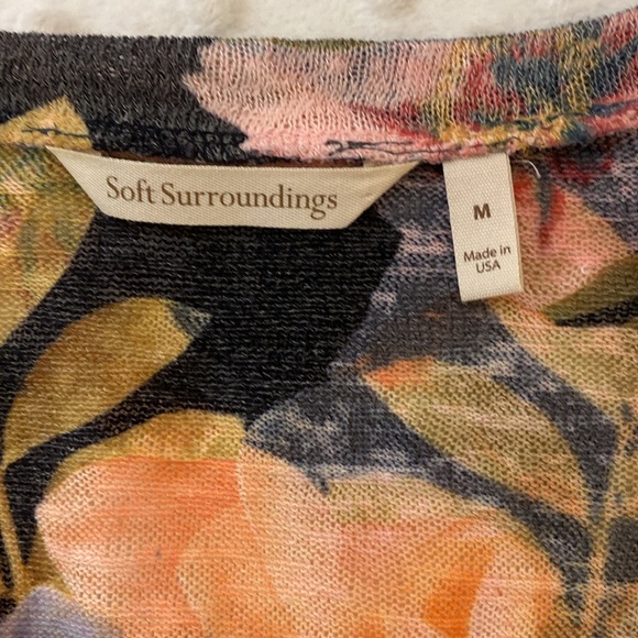 Soft Surroundings floral tunic - Picture 7 of 8